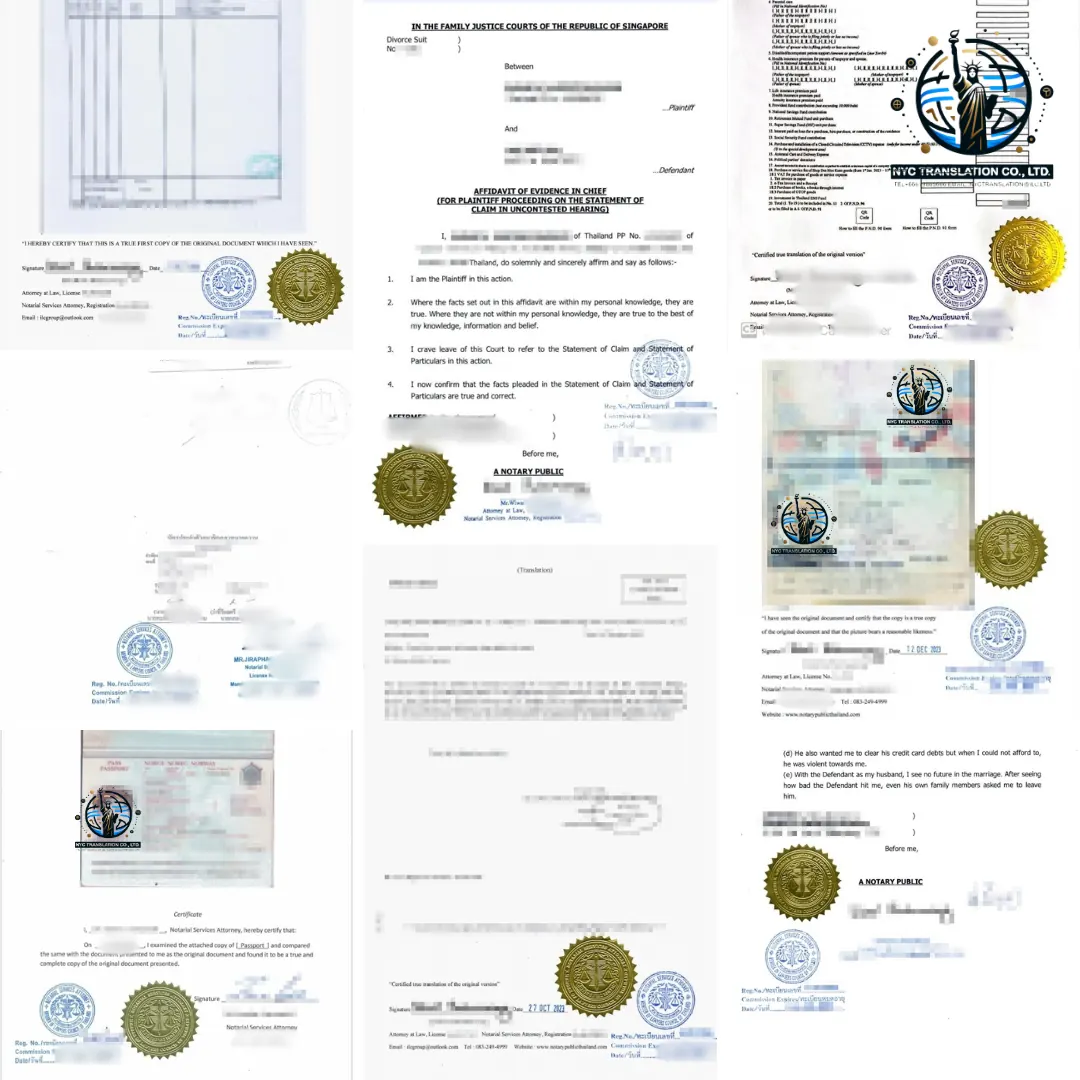 Sample certification 5